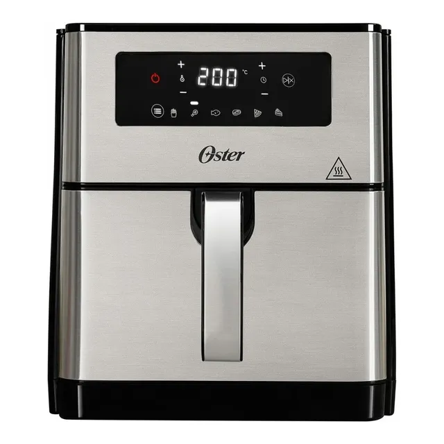 Freidora De Aire 9lt Digital Diamond Forc Platea Negro Oster