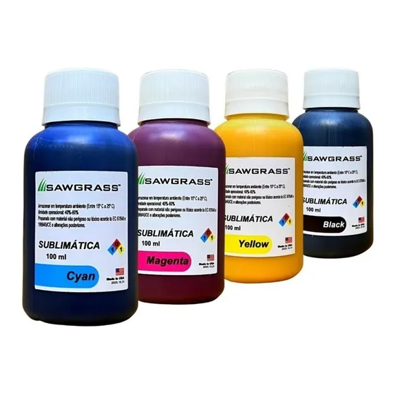 Tinta Sublimatica Sawgrass L121 L3210 L3250 Kit 4x100ml