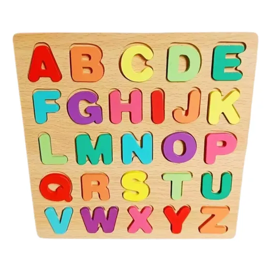 Juego Didactico Encaje Abecedario Numeros Y Formas