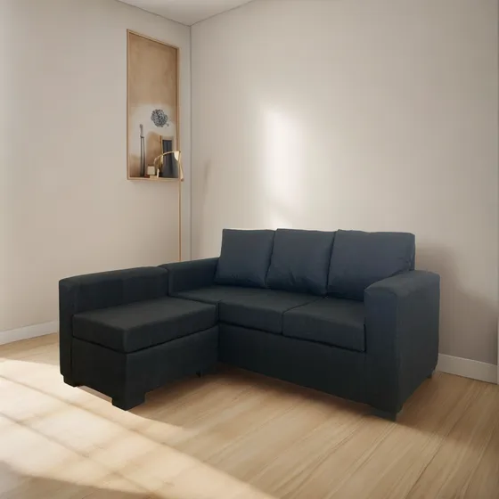 Sillon Esquinero Chenille ,4 Cpos 1.80 Con Camastro Envio