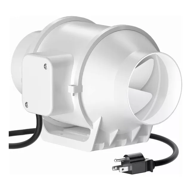 Extractor De Aire Axial 6 Pulgadas, Ventilador Extractor 75w