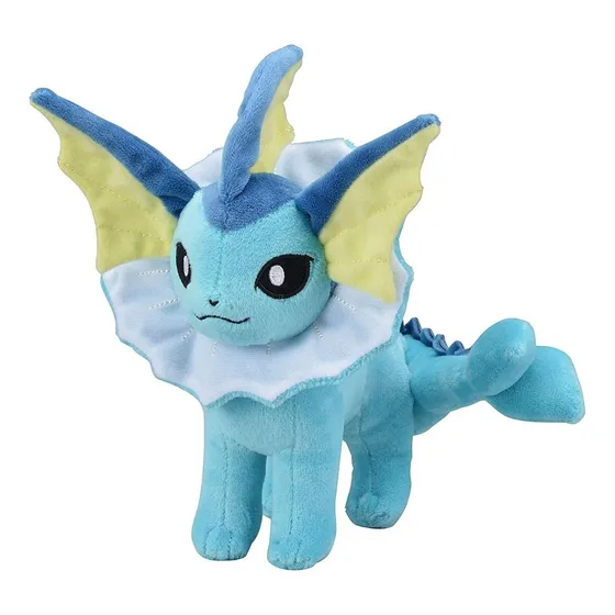 Vaporeon Eevee Pokemon Center Peluche 20cm