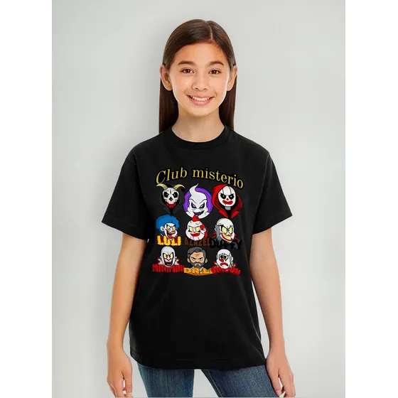 Remera Camiseta Algodon Club Misterio En 3 Diseños