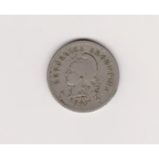 Moneda Argentina 10 Ctvs 1899 Janson 93.1 Bueno +