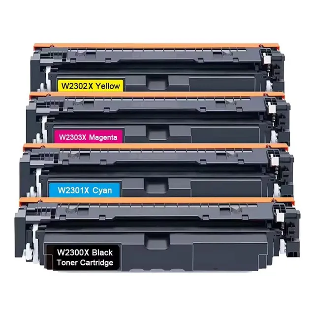 Kit 4 Toner 230x W2300x W2301x W2302x W2303x M4303 Con Chip 4 Colores