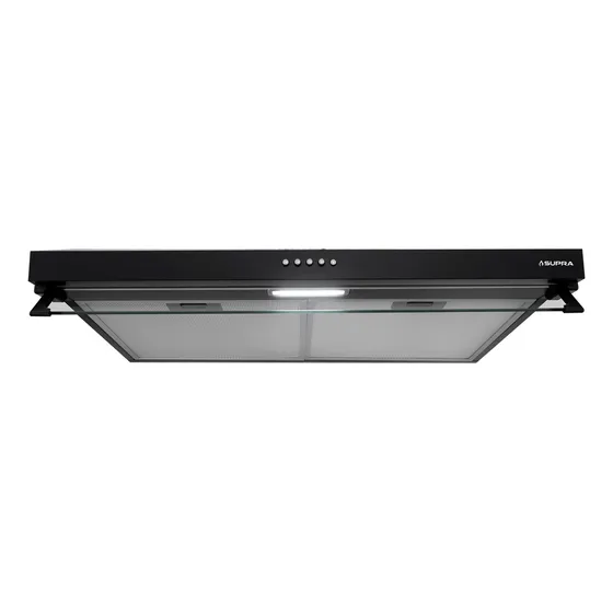 Campana Extractora Empotrable Color Negro De 76 Cm