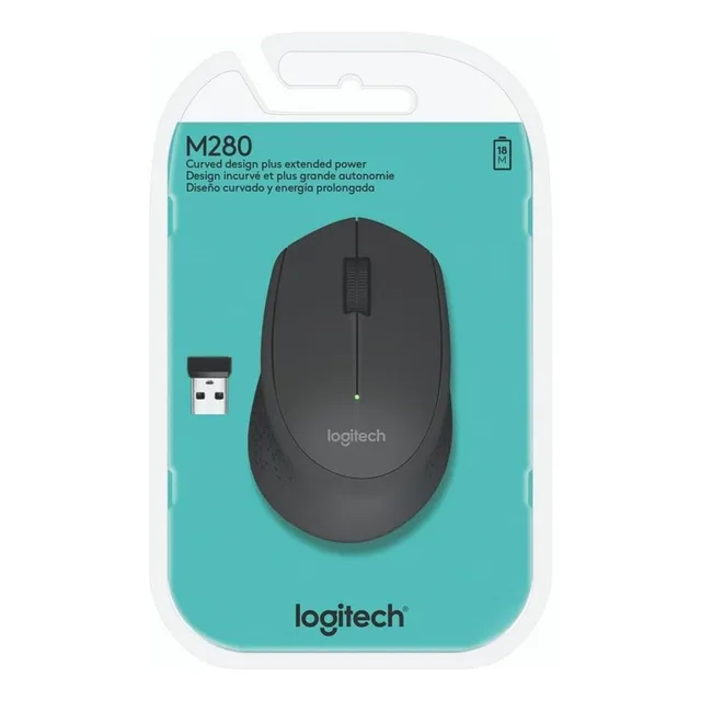 Mouse Inalambrico Logitech M280 Usb 1000dpi 3 Botones Win