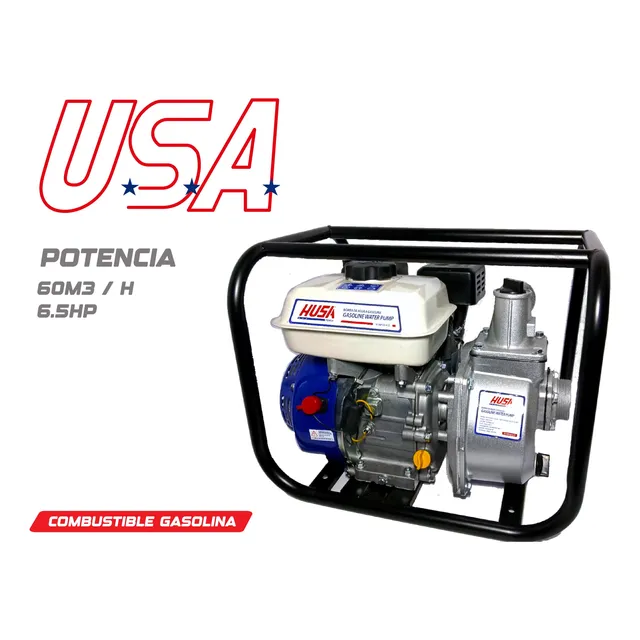 Motobomba 6.5hp C/motor A Gasolina  Usa