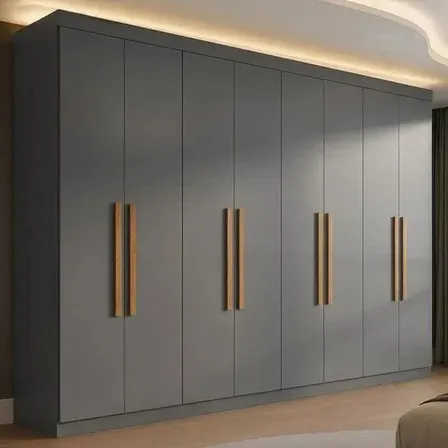Guarda Roupa Casal 8 Portas 4 Gavetas Paris Espresso Móveis Onix
