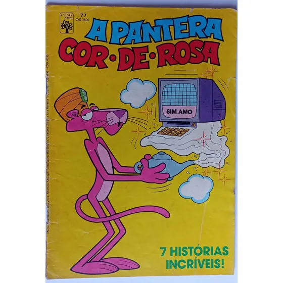 A Pantera Cor De Rosa N° 77 - Novembro 1985 - Ed. Abril