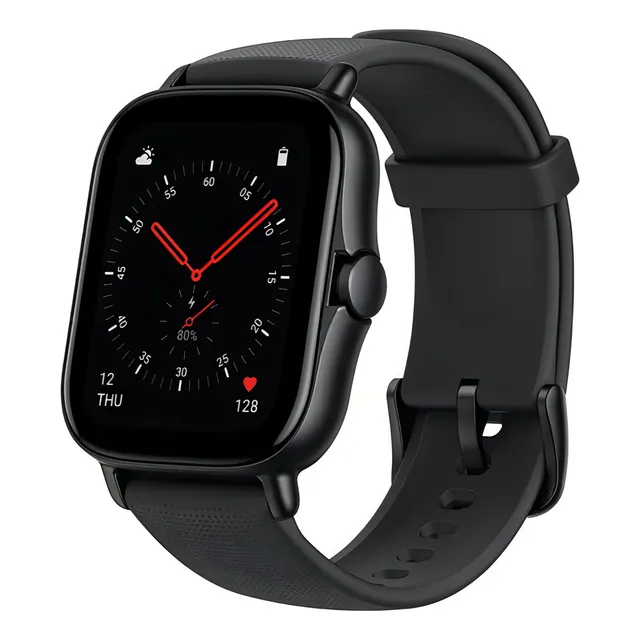 Smartwatch Amazfit Gts 2 A1969 Black New Version Gps Color De La Caja Negro