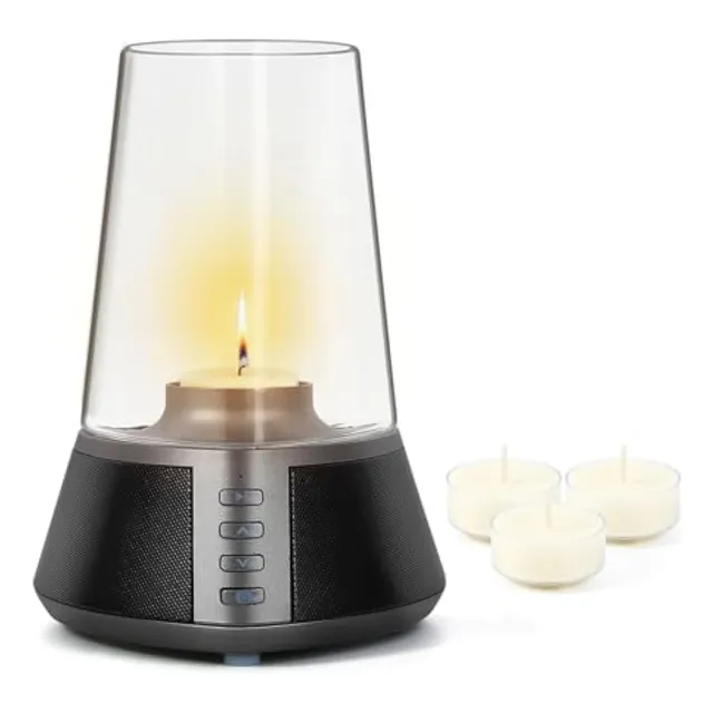 Altavoz Bluetooth Portavelas Con Portavelas,
