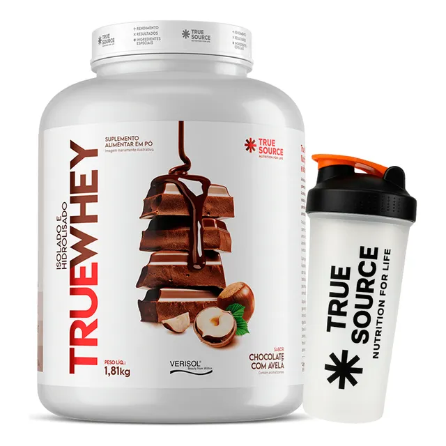 True Whey Isolada & Hidrolisada Gourmet 1810g - True Source