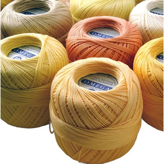Caja Hilo Crochet Omega Algodón, Núm. 10, 20, 30 (12 Piezas) Caja Hilo Crochet Omega Algodón, Núm. 10, 20, 30 (12 Piezas)