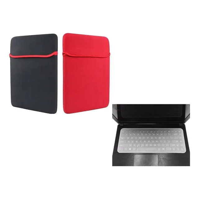 Funda Para Portatil + Protector Teclado Silicona 14  15  @gs
