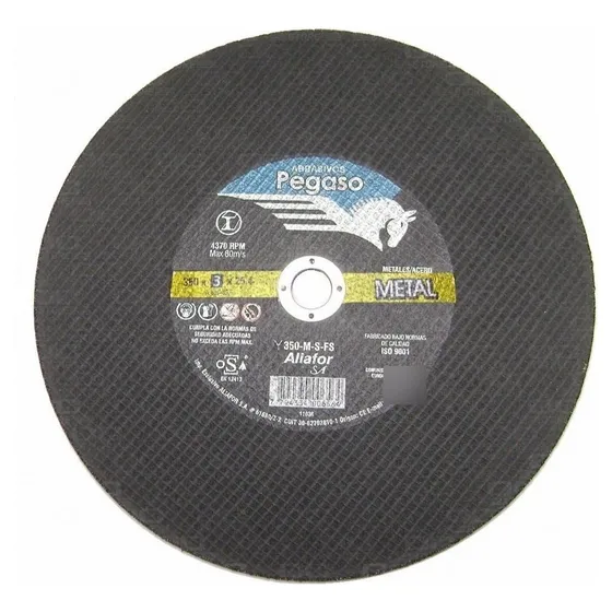 Disco Corte Sensitiva Aliafor Pegaso Para Metal 350x3x25,4
