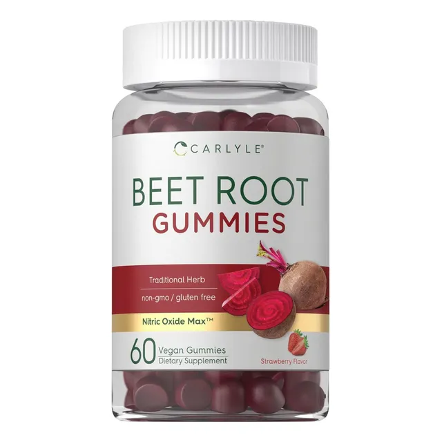 Raíz De Remolacha Carlyle 60 Gomitas Veganas