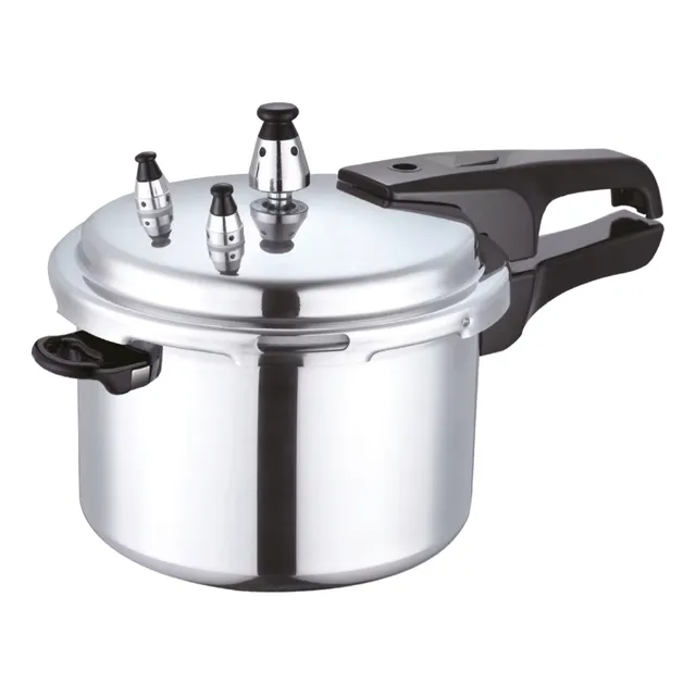 Olla De Presión Aluminio 8 Litros Doble Válvula De Seguridad