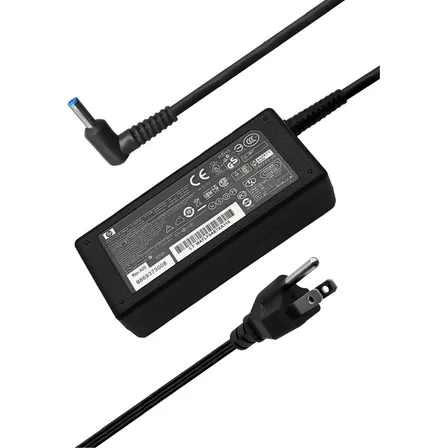 Cargador Hp 65w 19.5v 3.33a Punta Azul 4.5x3.0mm Bivolt Color Negro
