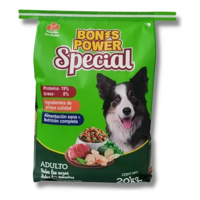 Bones Power Especial Croqueta 20kg Adultos El Más Perron