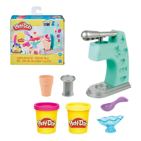 Play Doh Mini Clasicos Modelos Hasbro - Fabrica De Helados Color Multicolor