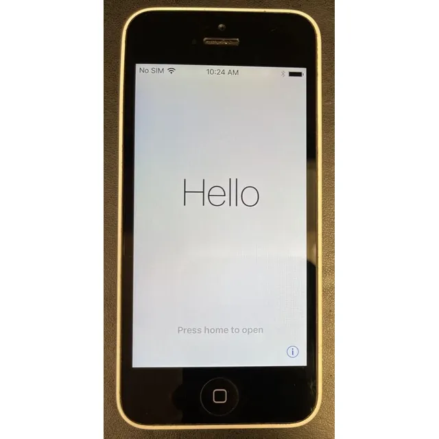 Iphone 5c 16 Gb Blanco Usado/con Cuenta Icloud Color Blanco