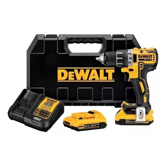Kit Furadeira E Parafusadeira Sem Fio Dewalt Modelo Dcd796d2
