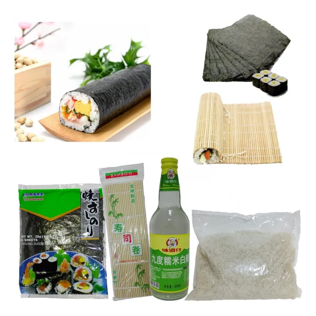 Set Makis Basico Alga Nori Arroz Glutinoso Vinagre Esterilla