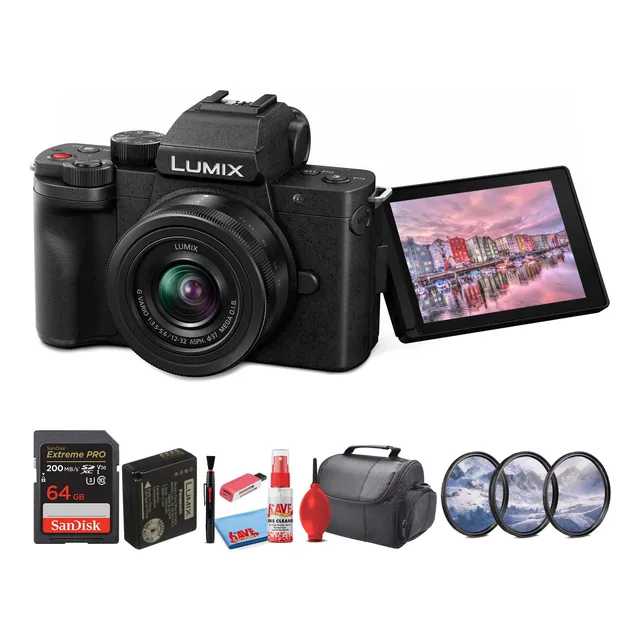 Cámara Panasonic Lumix G100 Sin Espejo De 20,3 Mp 4k Con 12-