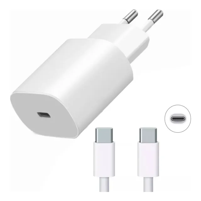 Cargador Para iPhone 15 15 Plus 15 Pro - Max Rápido Y Cable