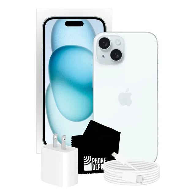 Apple iPhone 15 128 Gb Azul Sim Físico Con Caja Original
