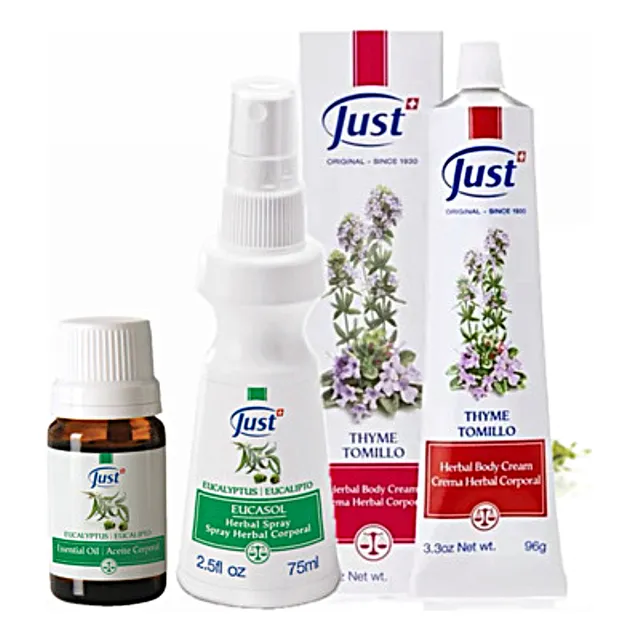 Promo Invernal Just Eucasol+aceite Eucalipto+crema Tomillo