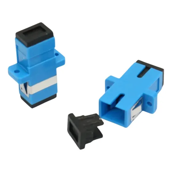 Acoplador Fibra Óptica Adaptador Passante Sm Sc/upc 50 Unid