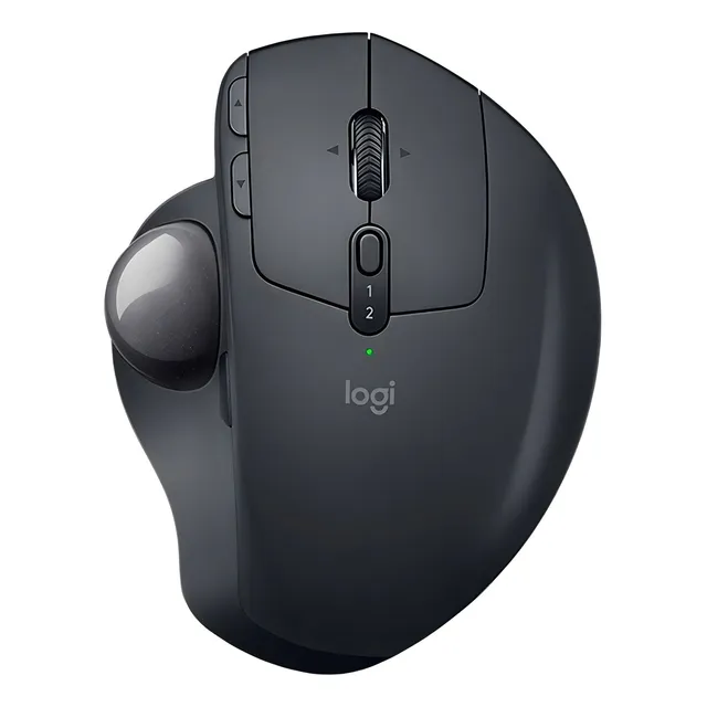 Mouse gamer trackball inalámbrico recargable Logitech MX Ergo 910-005177 negro