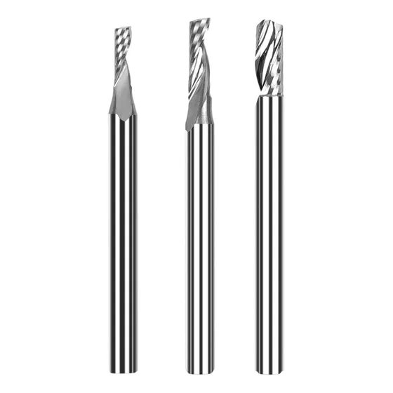 Juego 3 Piezas Fresas Hrc55 Para Router Cnc