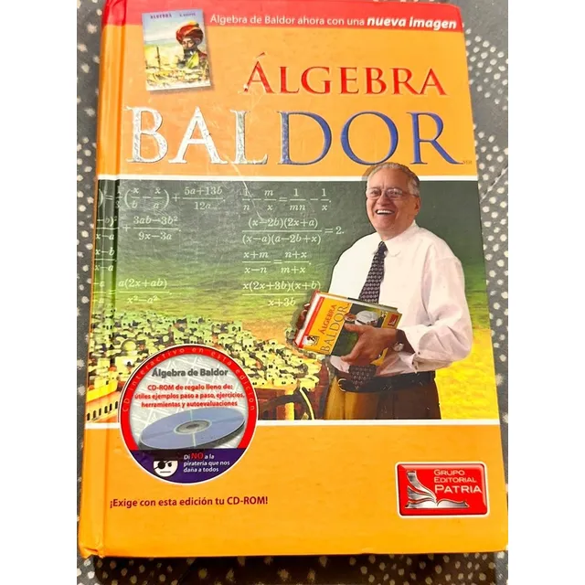 Álgebra Baldor - Aurelio Baldor, Tapa Dura, Español, Cd Room