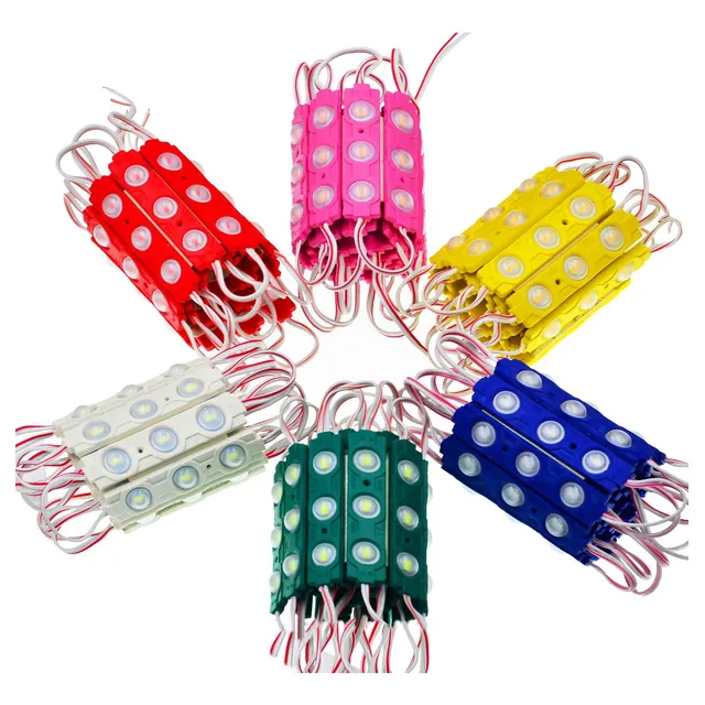 20 Modulos Regleta Led 5050 Con Lupa Colores 