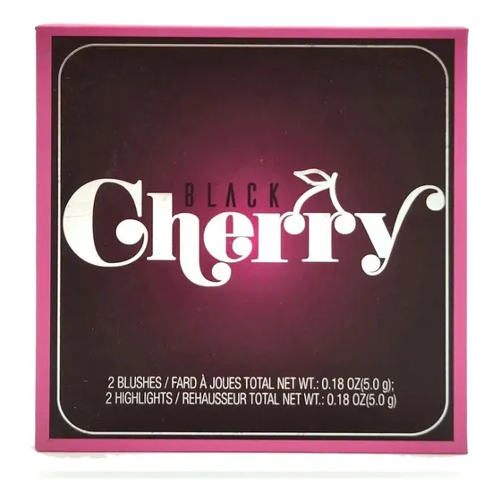 Paleta De Rubor E Iluminador Markwins Black Cherry