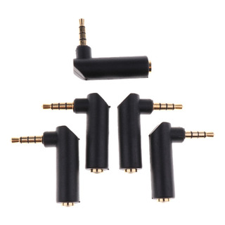 Zx 5pcs En Forma De L 90 ° Ángulo 3.5 Mm 4 Polos Macho A Zx 5pcs En Forma De L 90 ° Ángulo 3.5 Mm 4 Polos Macho A
