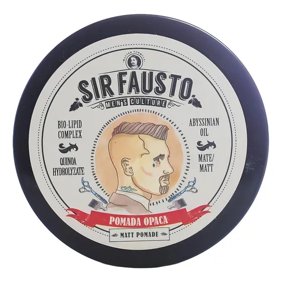 Sir Fausto Men´s Culture Pomada Opaca Cabello Barberia 100ml