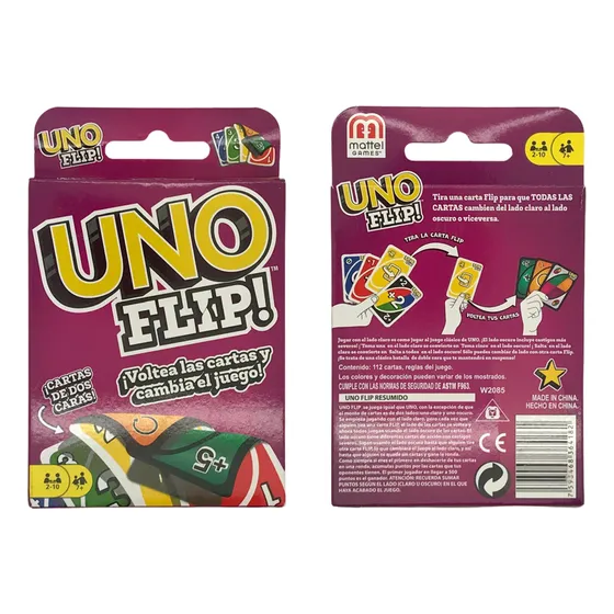 Juego De Cartas Uno Flip - Juego De Mesa