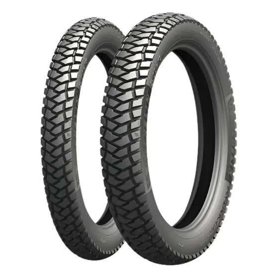 Par Pneu Moto Michelin Anakee Street 90/90-19 + 130/80-17