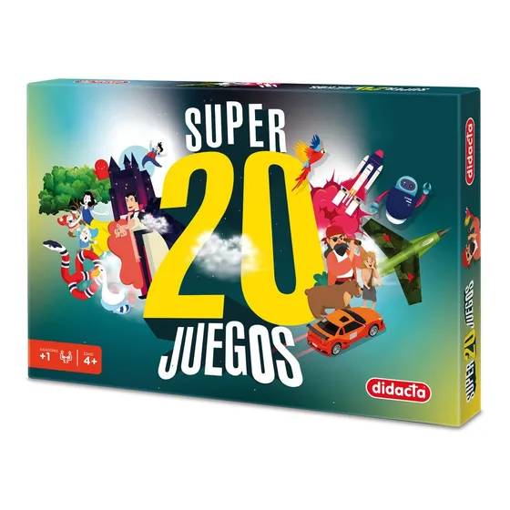 Juego De Mesa Didacta Super 20 Juegos