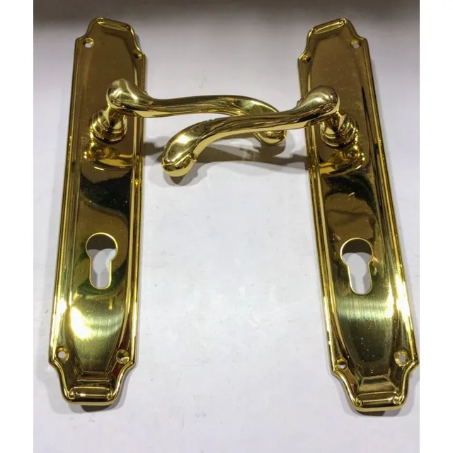 Manillas Para Puerta Principal De Acero Doradas Móvil Móvil