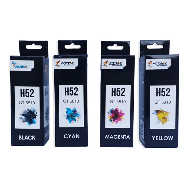 Pack 4 Tintas Dye H 950 Vivera H8600 100 Ml Victorynk Tinta Cyan, Magenta, Yellow, Black