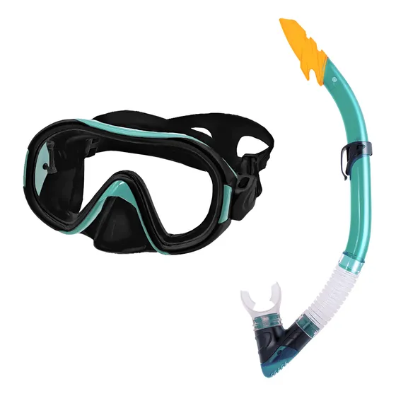 Set Snorkel Hydro Mascara Adulto Buceo Natacion Antifog Kit