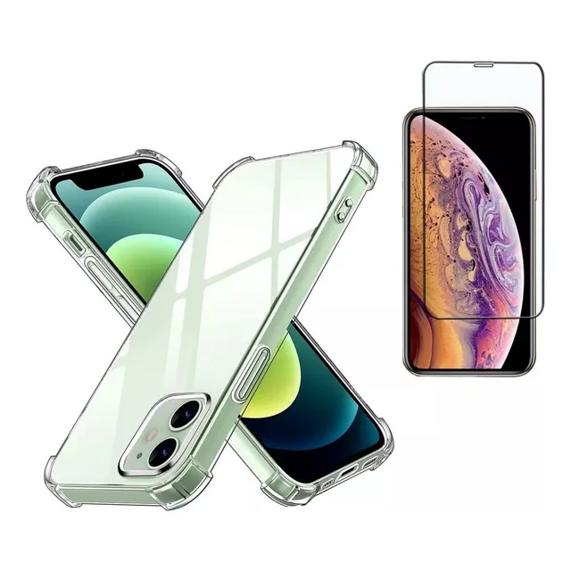 Funda Anti Golpes Para iPhone (todos) + Protector Pantalla