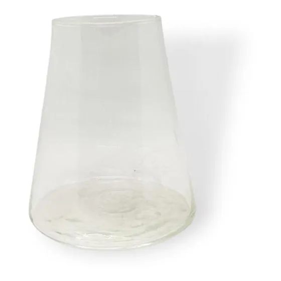 Recipiente Vidrio Conico Porta Vela Chico 