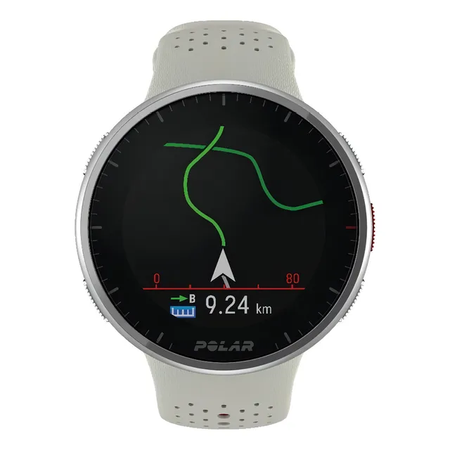 Reloj Running Avanzado Gps Polar Pacer Pro Color De La Caja Negro Color De La Correa Blanco