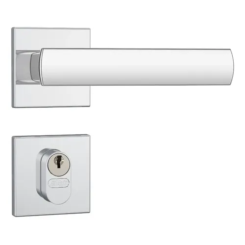 Fechadura Para Porta Interna Cromada Com Roseta Mz820 Standa